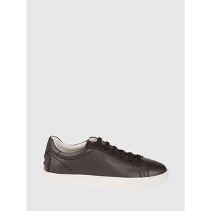 Tod's Men Tod's Low-Top Hammered Calfskin Sneakers With Heel Rubber Pebbles